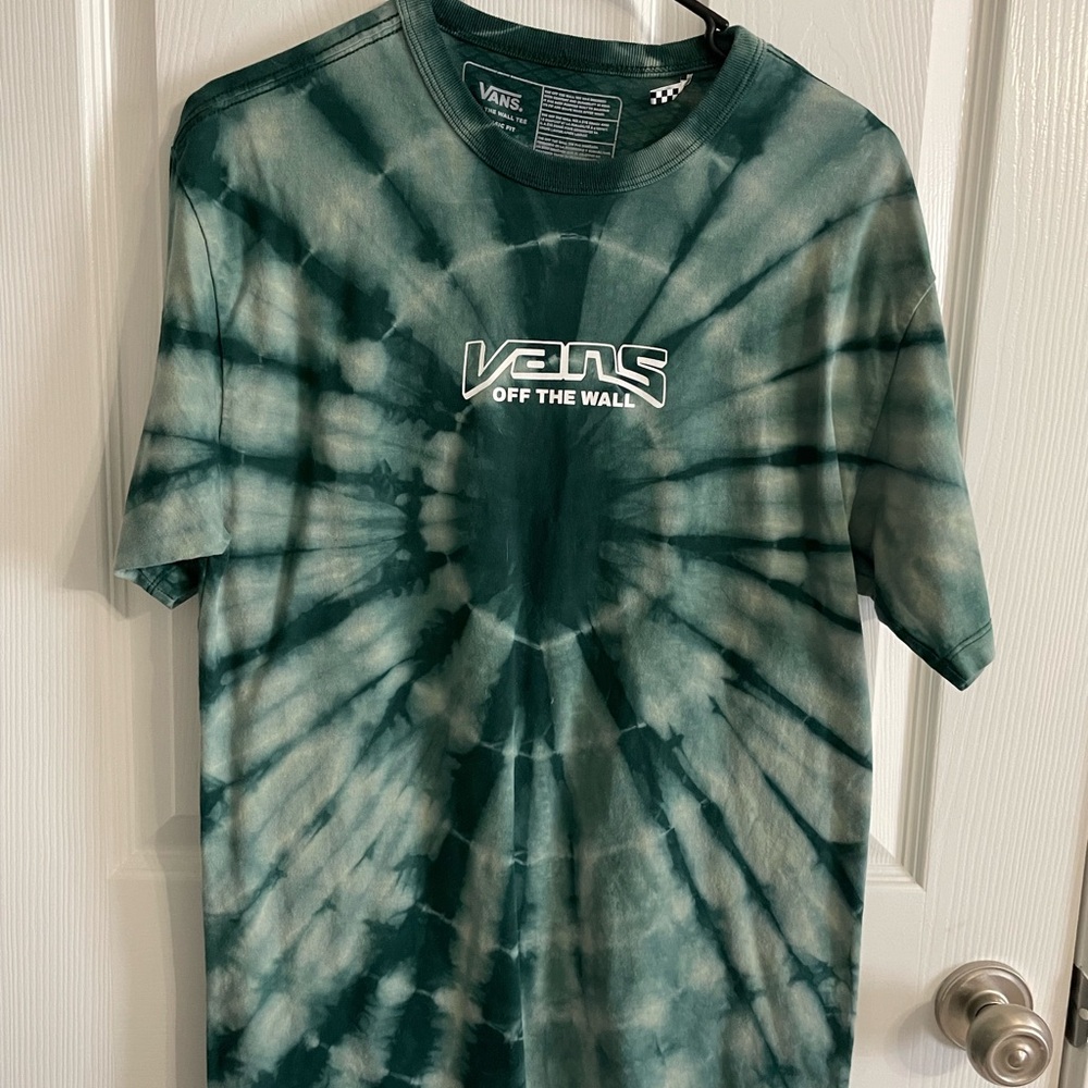 Vans Green Tie-Dye Men's Shirt